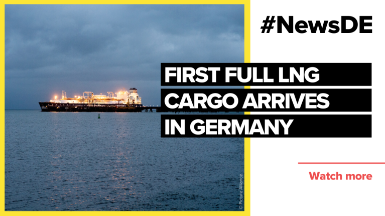 First full LNG cargo arrives in Germany