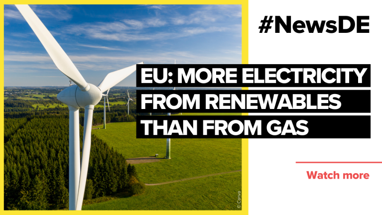 EU: For the first time more electricity from renewables than from gas