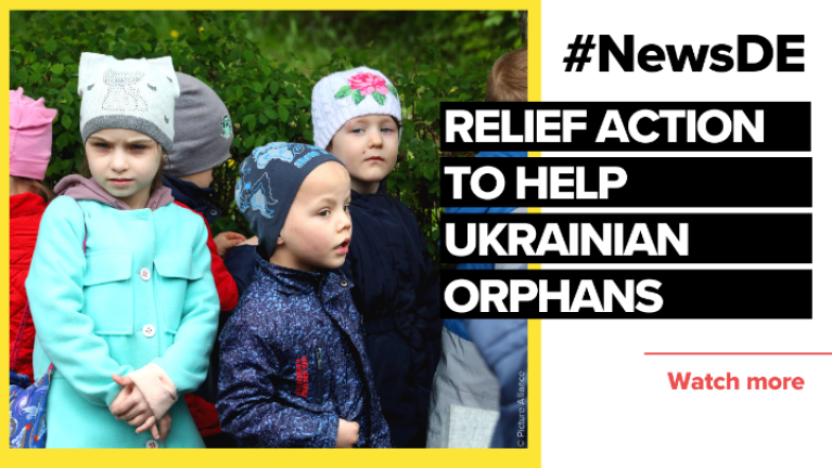 Relief action: Ukrainian orphans severely traumatised