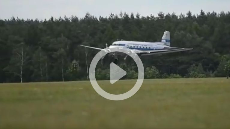 Rosinenbomber bei der Landung