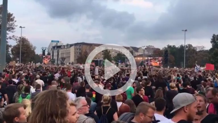 Konzert gegen Rechts in Chemnitz