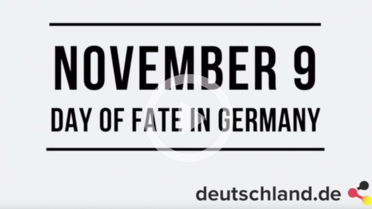 November 9 - Day of fate in Germany