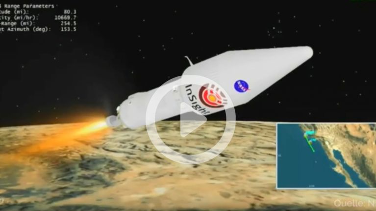 Insight: NASA-Mission landet erfolgreich auf dem Mars