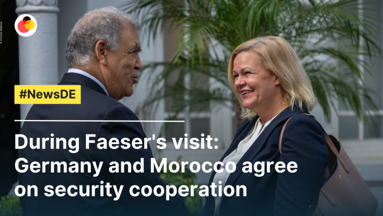 During Faeser's visit: Germany and Morocco agree on security cooperation
