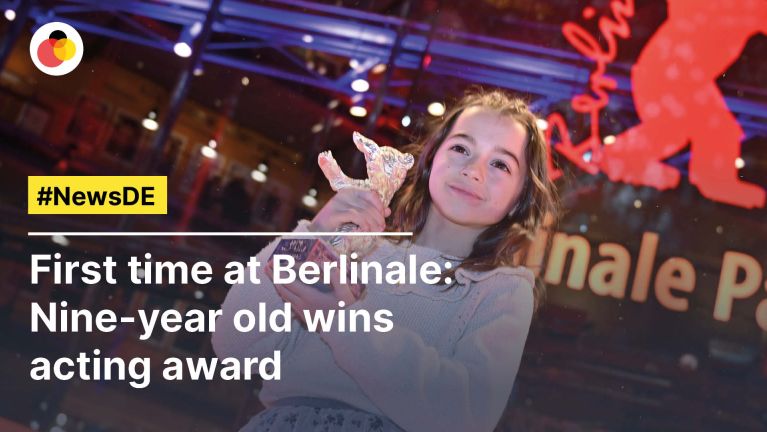 First time at Berlinale: Nine-year old wins acting award