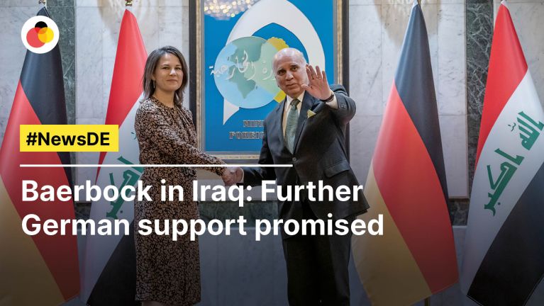 Baerbock in Iraq: Further German support promised