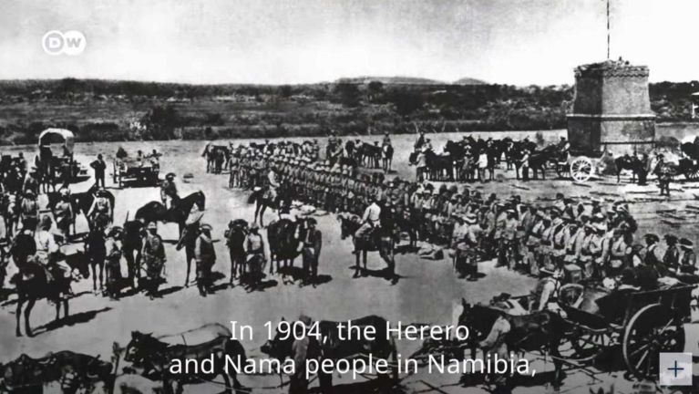 Herero und Nama 1904 in Namibia