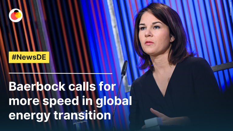 Baerbock calls for more speed in global energy transition