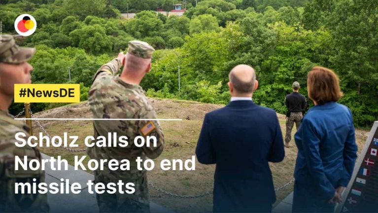 Scholz calls on North Korea to end missile tests