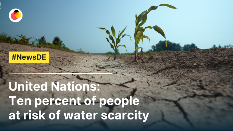 UN: Ten percent of people at risk of water scarcity