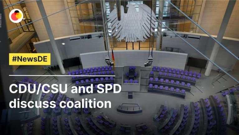 CDU/CSU and SPD discuss coalition