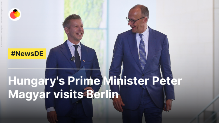 Hungary´s Prime Minister Peter Magyar visits Berlin