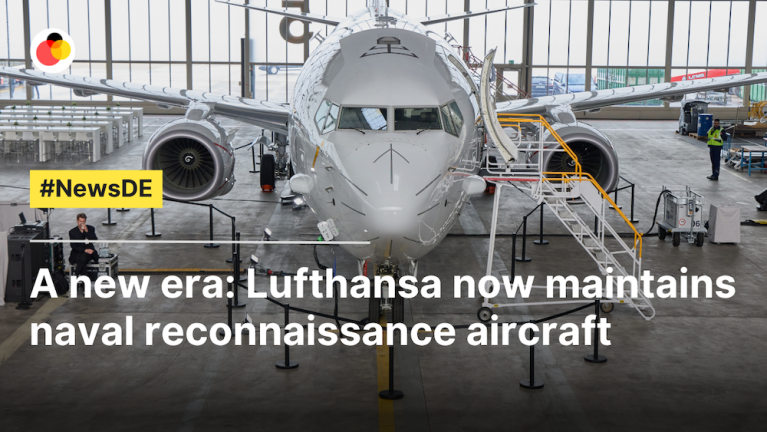 A new era: Lufthansa new maintains neval reconnaussance aircraft