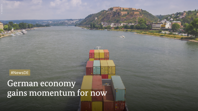 German economy gains momentum for now