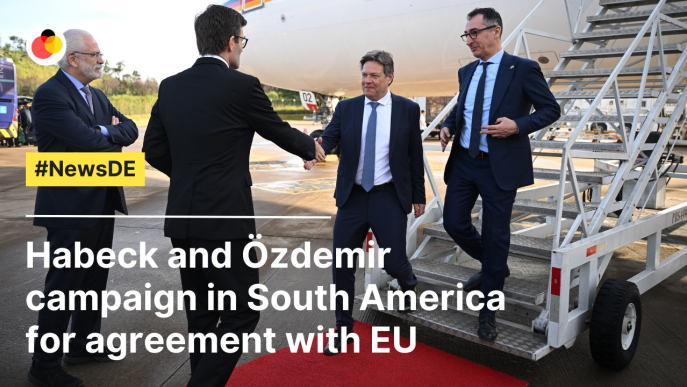 Habeck and Özdemir campaign in South America for agreement with EU