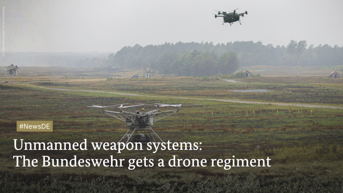 Unmanned weapon systems: The Bundeswehr gets a drone regiment