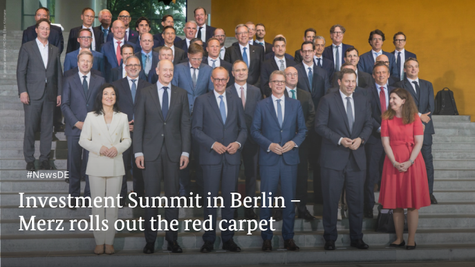 Investment Summit in Berlin - Merz rolls out the red carpet