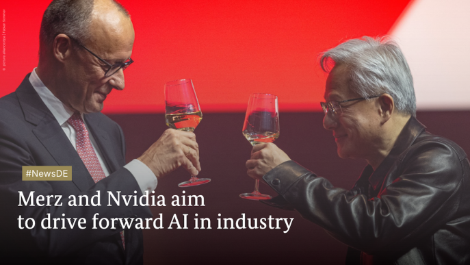 Merz and Nvidia aim to drive forward AU in industry